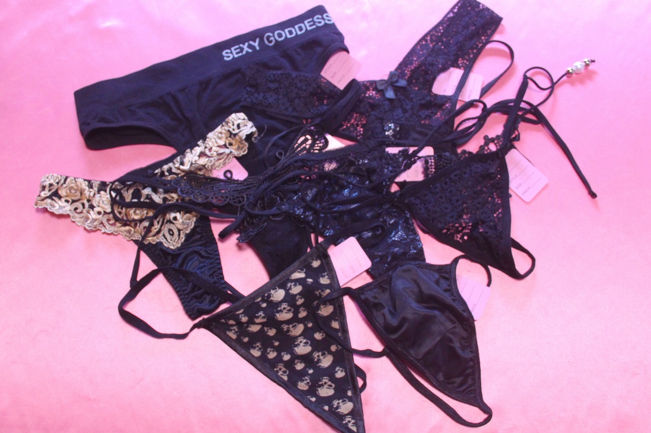 ★5022★sexy☆セクシー☆ブラック☆TバックP■8枚■