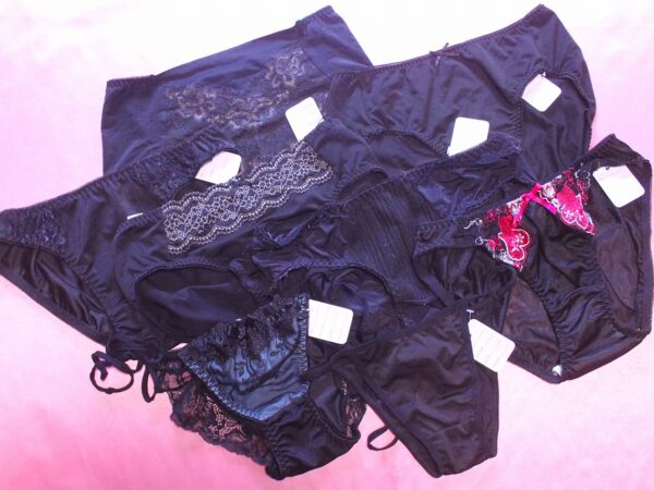 ★5039★かわいい☆ブラック☆ツルツルＰ■8枚■