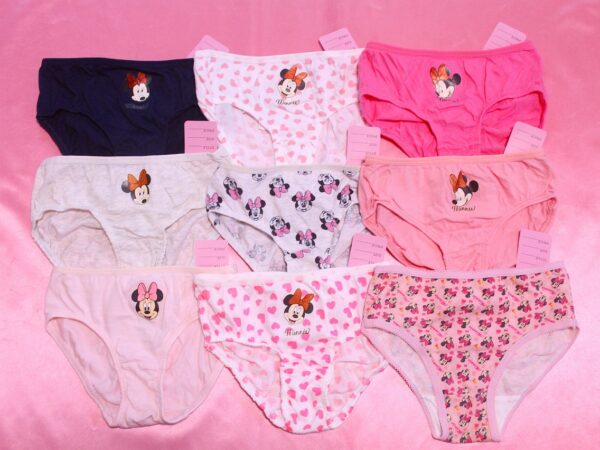 M8057■ジュニア■コットン☆キャラクター（ディズニー）☆ショーツ■110サイズ■9枚■