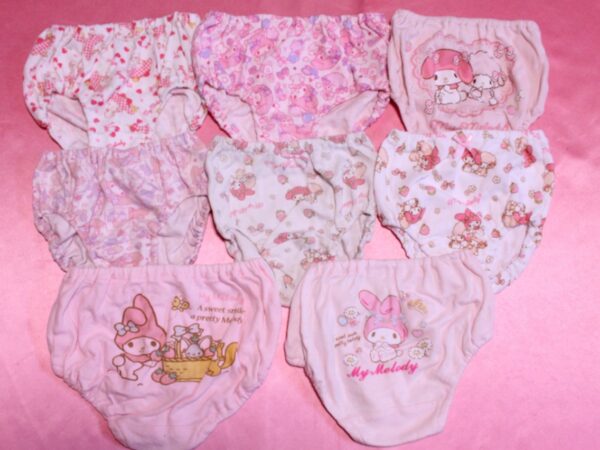 M8067■ジュニア■コットン☆キャラクター☆My Melody☆ショーツ■サイズ色々■8枚■