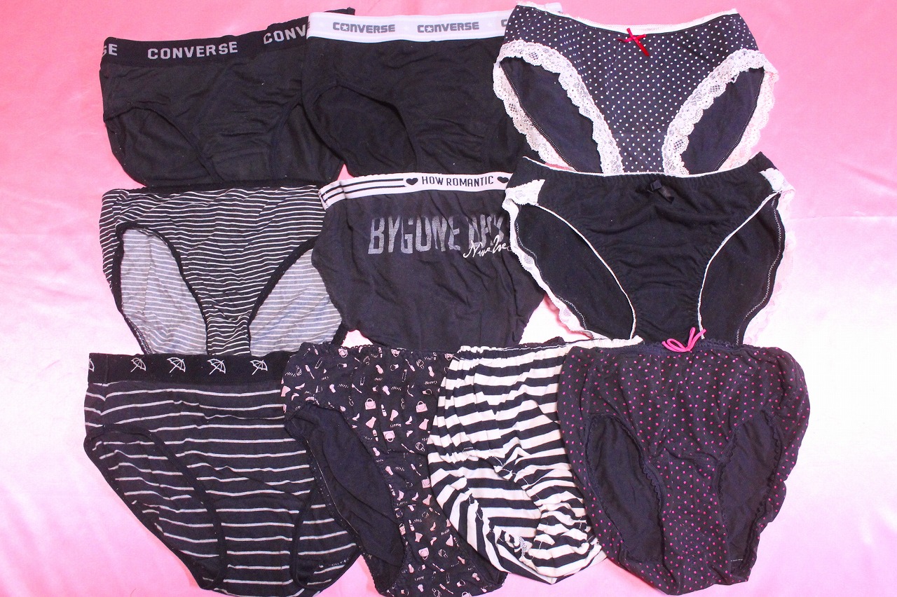 M8086■ティーンズ■コットン☆ブラック☆ショーツ■サイズ色々■10枚■