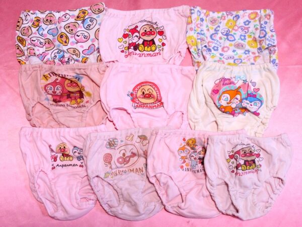 M8102-2■ジュニア■コットン☆キャラクター（アンパンマン）☆ショーツ■サイズ色々■10枚■