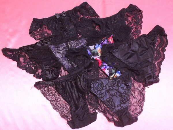 ★5216★かわいい☆セクシー☆ブラック☆レースＰ■8枚■